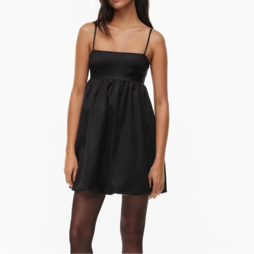 Black Mini Bubble Dress